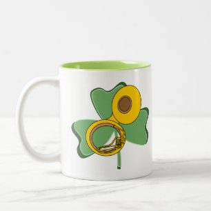 Caneca De Café Em Dois Tons Shamrock Tuba