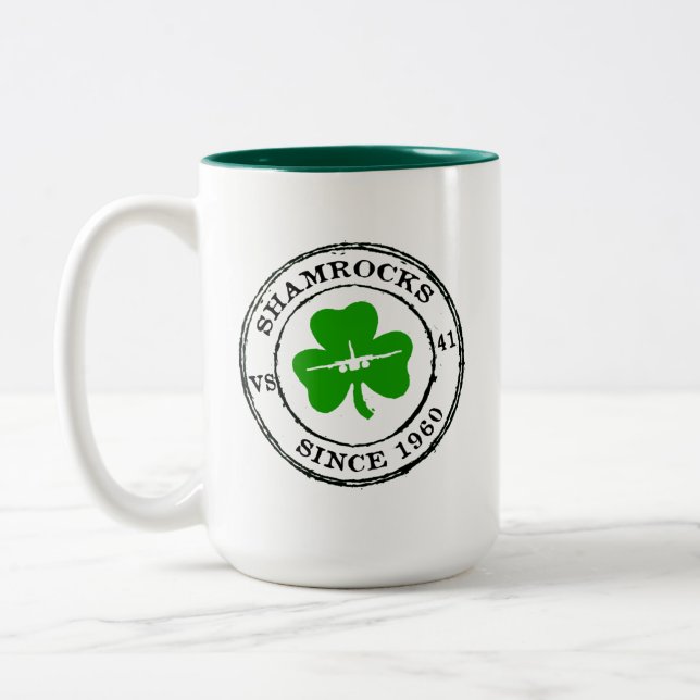 CANECA DE CAFÉ EM DOIS TONS SHAMROCKS DESDE 1960 (Esquerda)