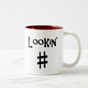 Caneca De Café Em Dois Tons Sharp de Lookin