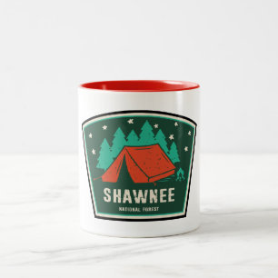 Caneca De Café Em Dois Tons Shawnee National Forest Camping