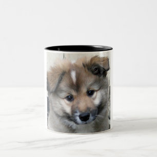 Caneca De Café Em Dois Tons Sheepdog Islandês 2014-0801