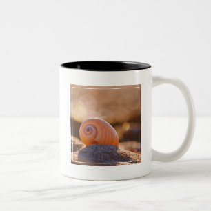 Caneca De Café Em Dois Tons Shell Bokeh  Greece