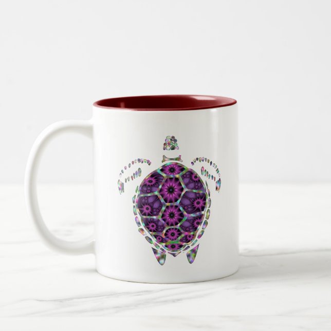 Caneca De Café Em Dois Tons Shell de Tartaruga Puro Fatual (Esquerda)