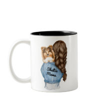 Sheltie Mama Dk Brown com Sable Shetland Sheepdog