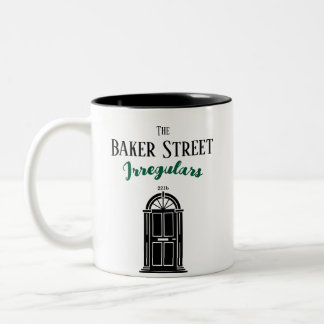 Caneca De Café Em Dois Tons Sherlock Holmes Mug - The Baker Street Irregulars