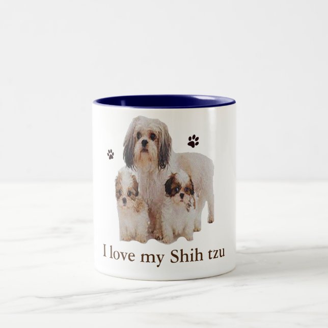 Caneca De Café Em Dois Tons Shih-tsu (Centro)