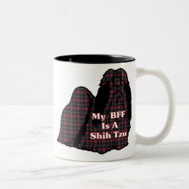 Caneca De Café Em Dois Tons Shih Tzu BFF Mug