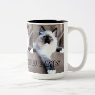 Caneca De Café Em Dois Tons Siames Cat Mug