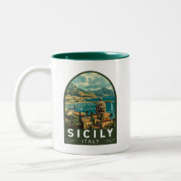 Sicília Itália Viagem Art Vintage