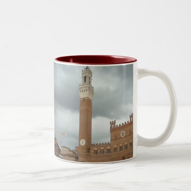 Caneca De Café Em Dois Tons Sienna - Praça del Campo (Direita)