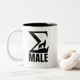 Caneca De Café Em Dois Tons Sigma Male