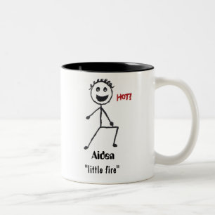 Caneca De Café Em Dois Tons Significado conhecido de Aiden