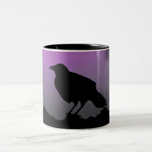 Caneca De Café Em Dois Tons Silhouette bonito