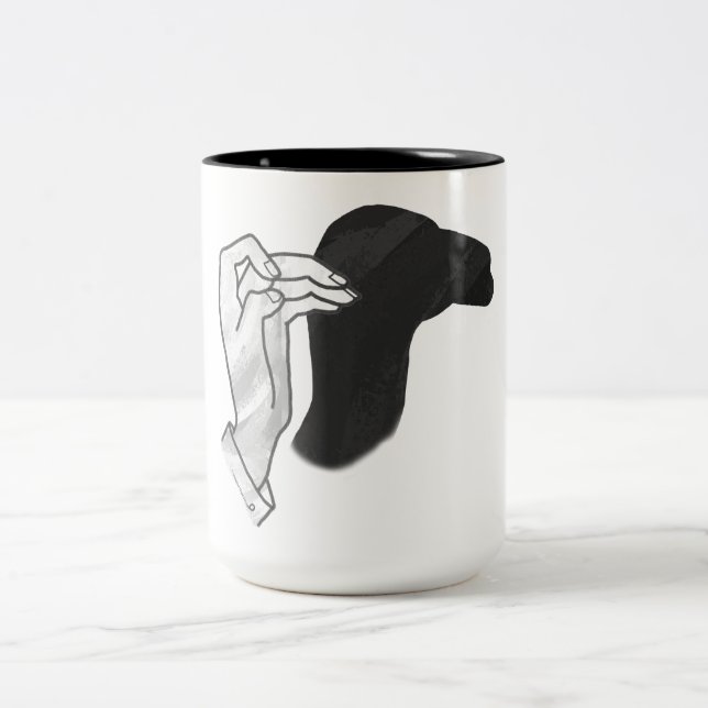 Caneca De Café Em Dois Tons Silhouette Camel manual (Centro)