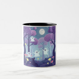 Caneca De Café Em Dois Tons Silhouette Fantasia