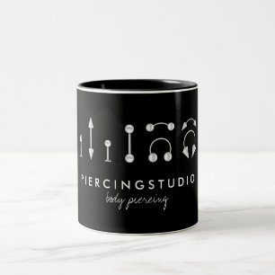 Caneca De Café Em Dois Tons Silver Piercing Studio