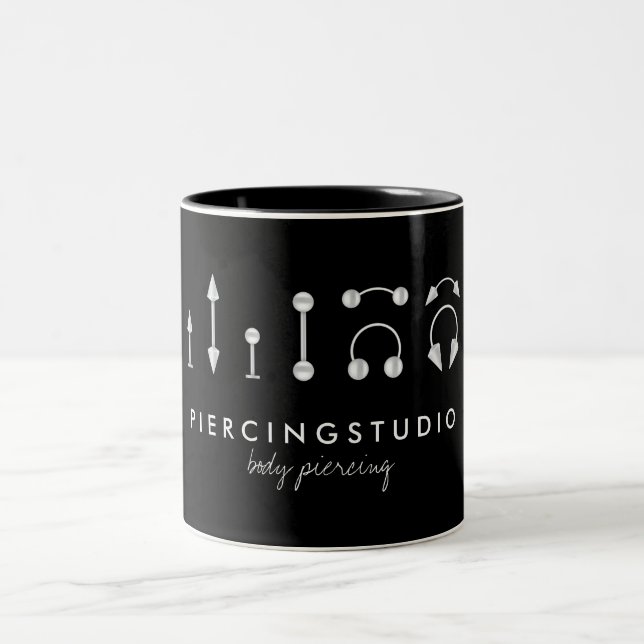 Caneca De Café Em Dois Tons Silver Piercing Studio (Centro)