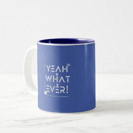 Caneca De Café Em Dois Tons Sim, Que Design