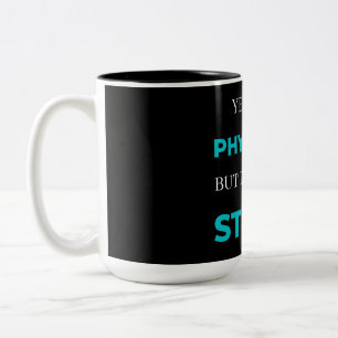 Caneca De Café Em Dois Tons Sim, sou médico, mas não consigo consertar o estúp
