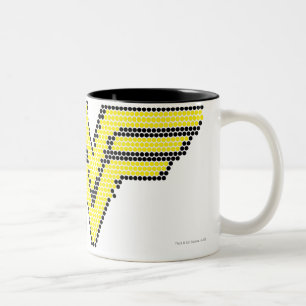 Caneca De Café Em Dois Tons Símbolo Lite-Brite WW