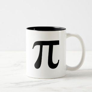 Caneca De Café Em Dois Tons Símbolo Pi Math Coffee Mug
