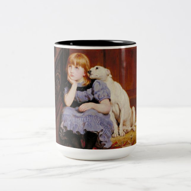 Caneca De Café Em Dois Tons Simpatia (por Briton Riviere) (Centro)
