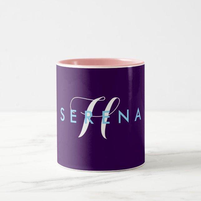 Caneca De Café Em Dois Tons Simple elegant business light beauty salon (Centro)
