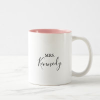 Simples Minimalista Sra. Newlywn Bride