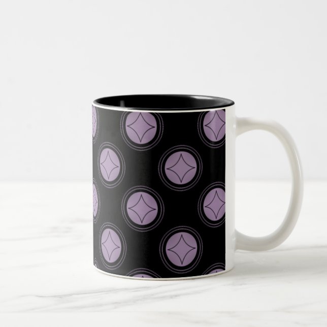 Caneca De Café Em Dois Tons Simplesmente Envolvendo Mug, Lavanda (Direita)