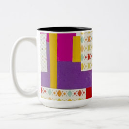 Caneca De Café Em Dois Tons Simplesmente Padronizado