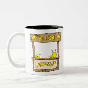 Caneca De Café Em Dois Tons sinal de limonada