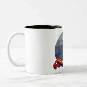 Caneca De Café Em Dois Tons Sinal do Dia do Colorado Feliz
