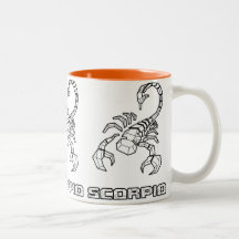 Sinal Zodiac Mug:Scorpio