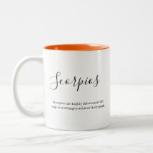 "Sinal Zodiac Personalizado Scorpios e Mag de qual