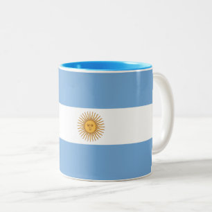 Caneca De Café Em Dois Tons Sinalizador Argentiano