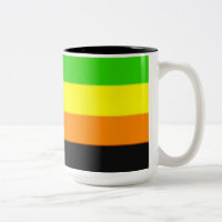 Sinalizador do Orgulho Aromântico de Queda