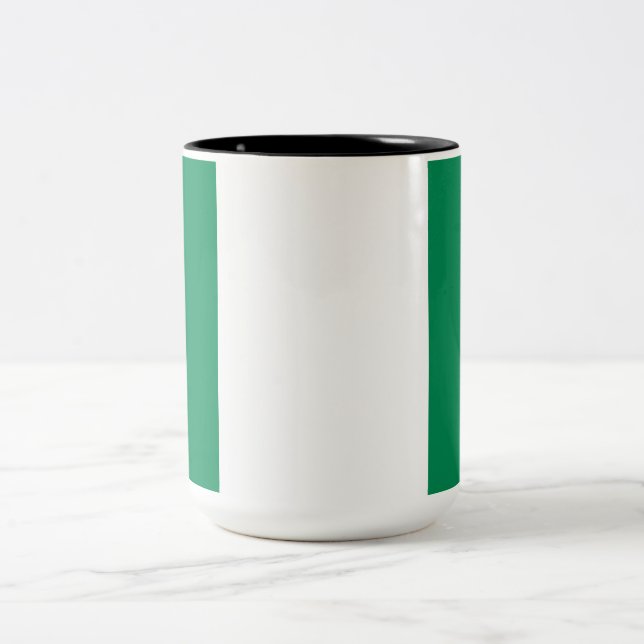 Caneca De Café Em Dois Tons Sinalizador nigeriano (Centro)