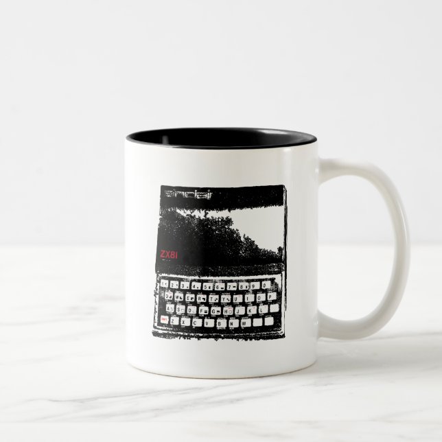 Caneca De Café Em Dois Tons Sinclair ZX81 (Direita)