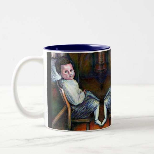 Caneca De Café Em Dois Tons Sinestesia (Esquerda)