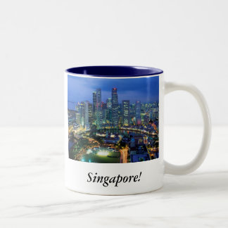 Caneca De Café Em Dois Tons Singapore!