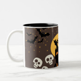 Caneca De Café Em Dois Tons Sip Spooky - Halloween-Hipton Mug!