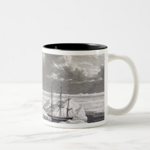 Caneca De Café Em Dois Tons Situação de H.M. Envio Hecla & de Griper dos 17