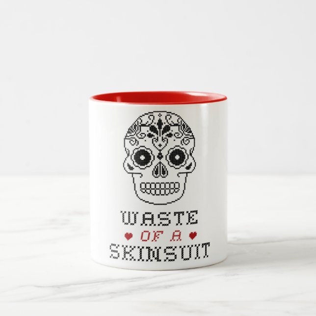 Caneca De Café Em Dois Tons skinsuit (Centro)