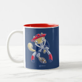 Caneca De Café Em Dois Tons Skribbles: Vão os patriotas