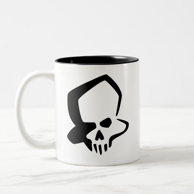 Caneca De Café Em Dois Tons Skully Mug (Esquerda)