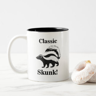 Caneca De Café Em Dois Tons Skunk Animal Funny