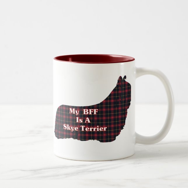 Caneca De Café Em Dois Tons Skye Terrier BFF Gifts (Direita)
