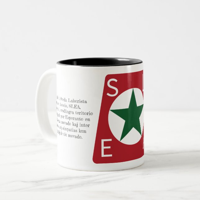 Caneca De Café Em Dois Tons SLEA mugg - SLEA taso (Frente Esquerda)