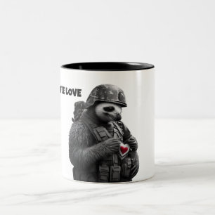 Caneca De Café Em Dois Tons Sloffee Love Mug