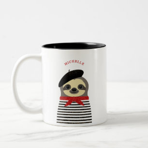 Caneca De Café Em Dois Tons Sloth Mugs